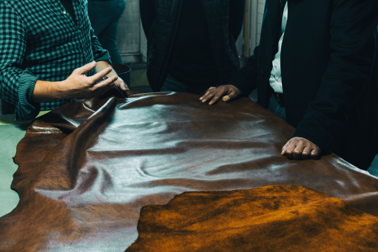 Tanned whole hides and raw finished leather supply